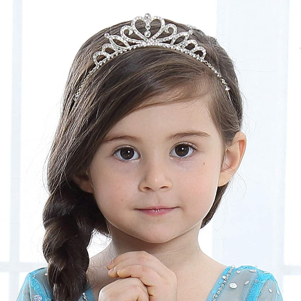 Girls Princess Crystal Tiara Crown For Birthday Party(Style1)(2pack) | Amazon (US)