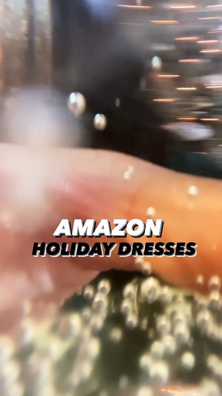 4 Amazon holiday dresses under $50! Wearing a small and they come in multiple colors! 🎄🌟 They would also be great for a winter wedding! #founditonamazon 

#LTKwedding #LTKunder50 #LTKHoliday