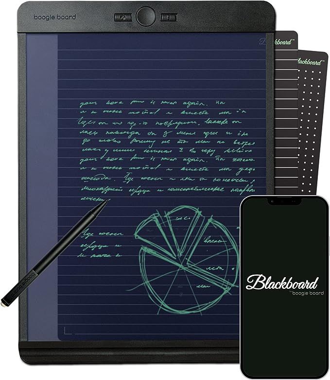 Boogie Board Blackboard Smart Scan Reusable Notebook, Letter Size Writing Tablet with Stylus for ... | Amazon (US)