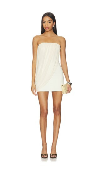 superdown Elodie Mini Dress in Ivory. - size M | Revolve Clothing (Global)