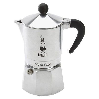 Bialetti 3 Cup Moka Stovetop Espresso Maker - Silver | Target