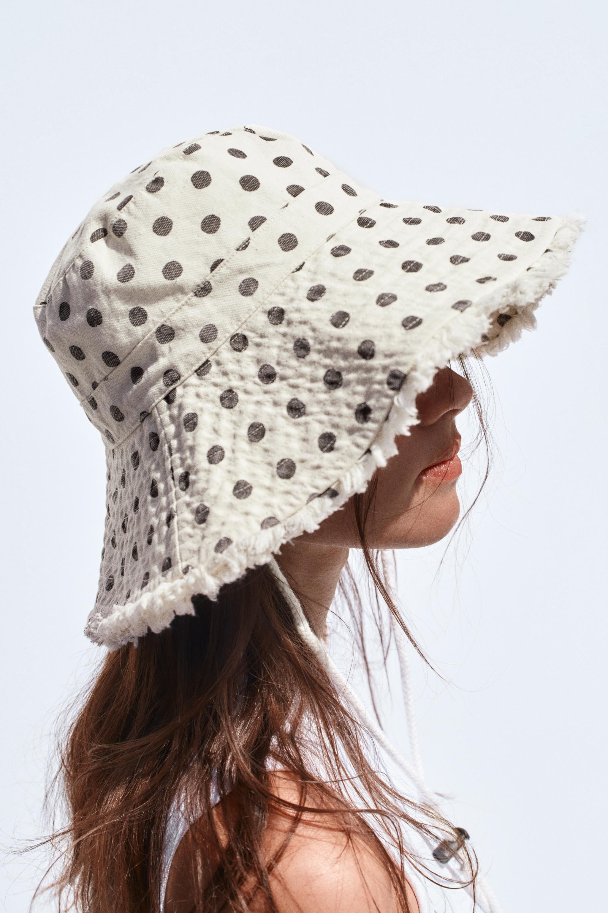 POLKA DOT BUCKET HAT | Zara US