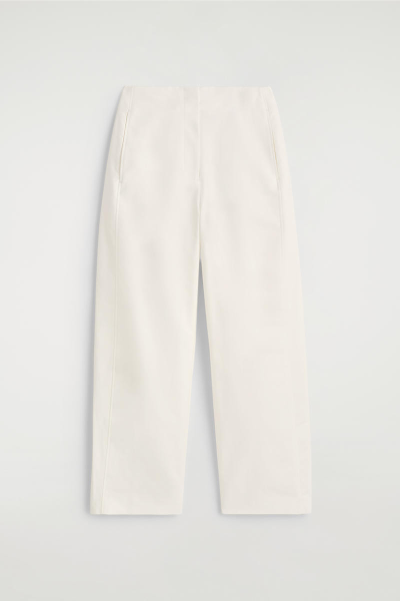 Pima Cotton Barrel-Leg Pants | COS (US)