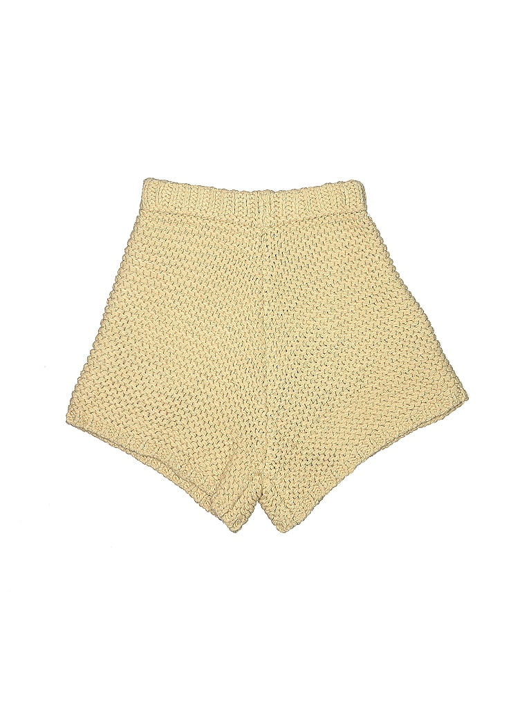 Sabo Skirt Shorts: Yellow Houndstooth Bottoms - Size Small | ThredUp