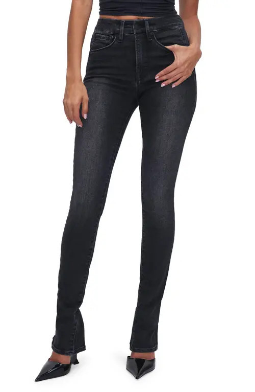 Good American Good Legs Skinny Jeans in Black314 at Nordstrom | Nordstrom
