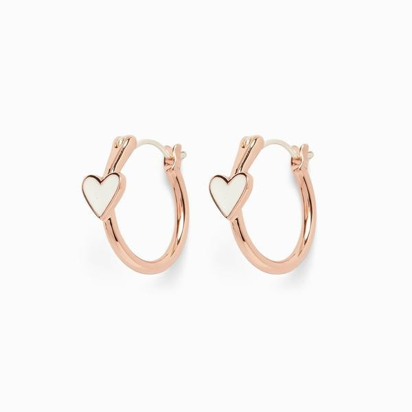 Petite Heart Hoop Earrings - Pura Vida Bracelets | Pura Vida Bracelets