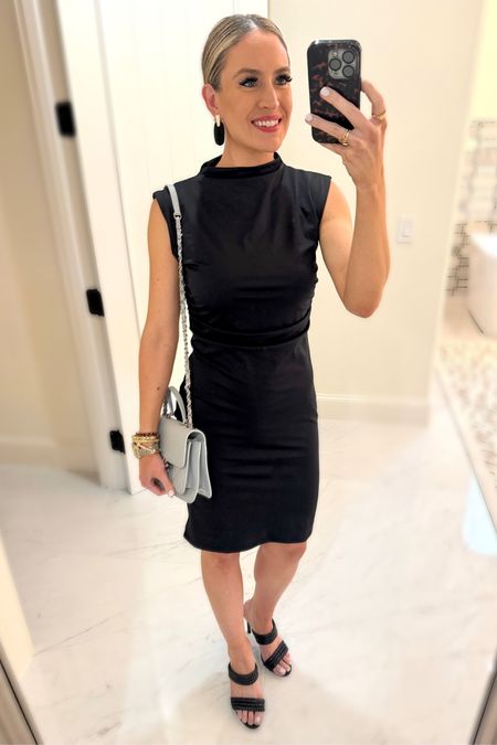 A little black dress is always in style and easy to throw on and go. You can really jazz it up with fun jewelry or even bright colored shoes. 

I went all black for the occasion and love these BCBG heels. They’re very comfortable even with the heel height. 

#everypiecefits

#LTKworkwear #LTKstyletip #LTKover40