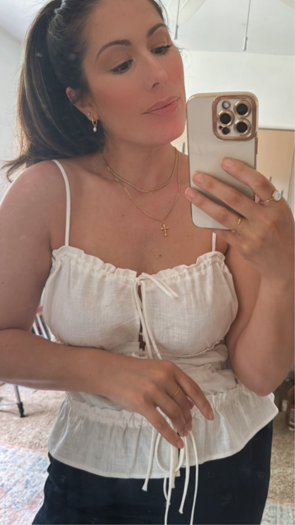 Really love a good tie front top but wasn’t sure what to wear as an undergarment.  I found some nipple covers on Amazon that do a great job!!

Also linked a few other tie front tops under $30

#LTKOver40 #LTKStyleTip #LTKFindsUnder50