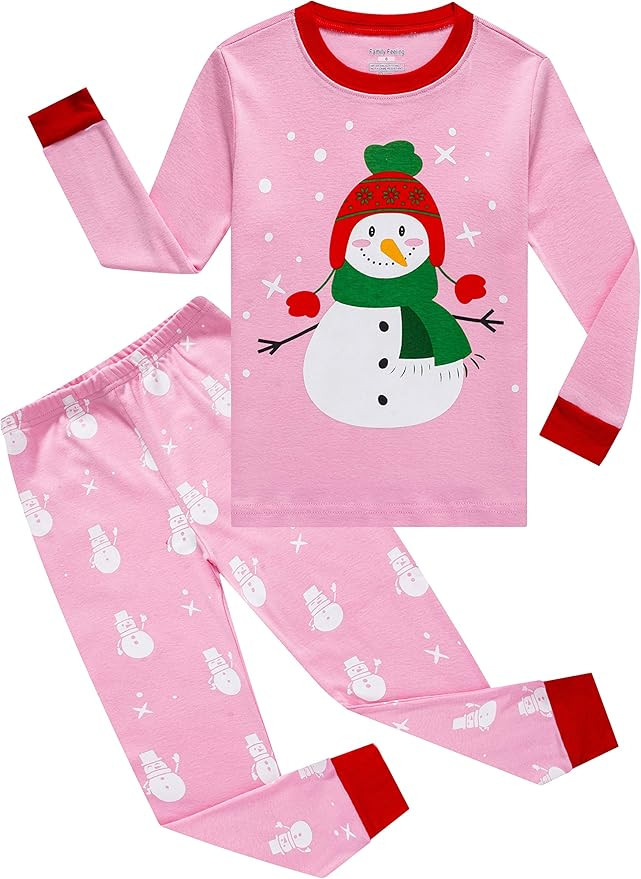 Family Feeling Little Boys Pajamas Sets 100% Cotton Long sleeve Pjs | Amazon (US)