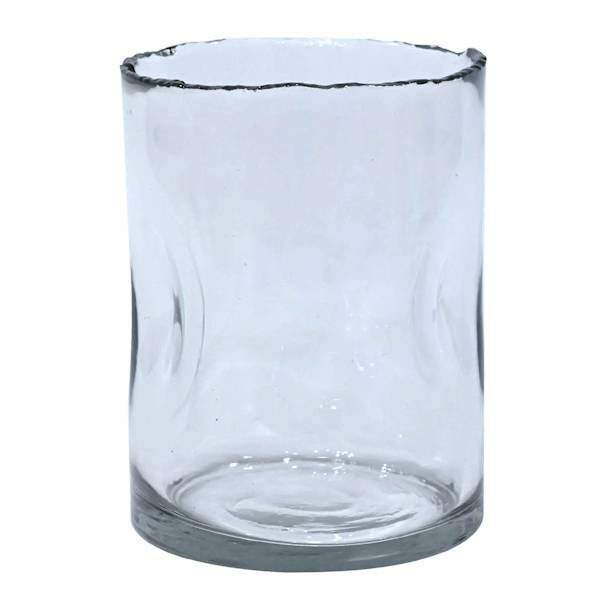 Clear Glass Hurricane Candle Holder, 8", sold by At Home | At Home