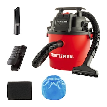 CRAFTSMAN 2.5-Gallons 2-HP Corded Wet/Dry Shop Vacuum with Accessories Included | Lowe's