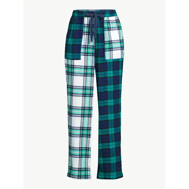 Joyspun Women’s Flannel Twin Plaid Pajama Pants | Walmart (US)