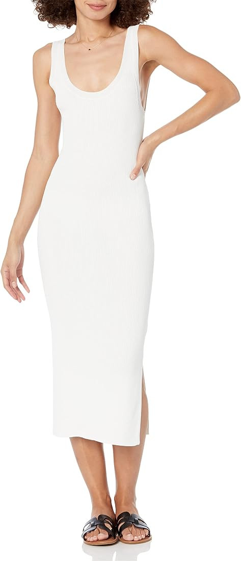 The Drop Women's Yasmin Rib Midi Sweater Tank Dress | Amazon (US)
