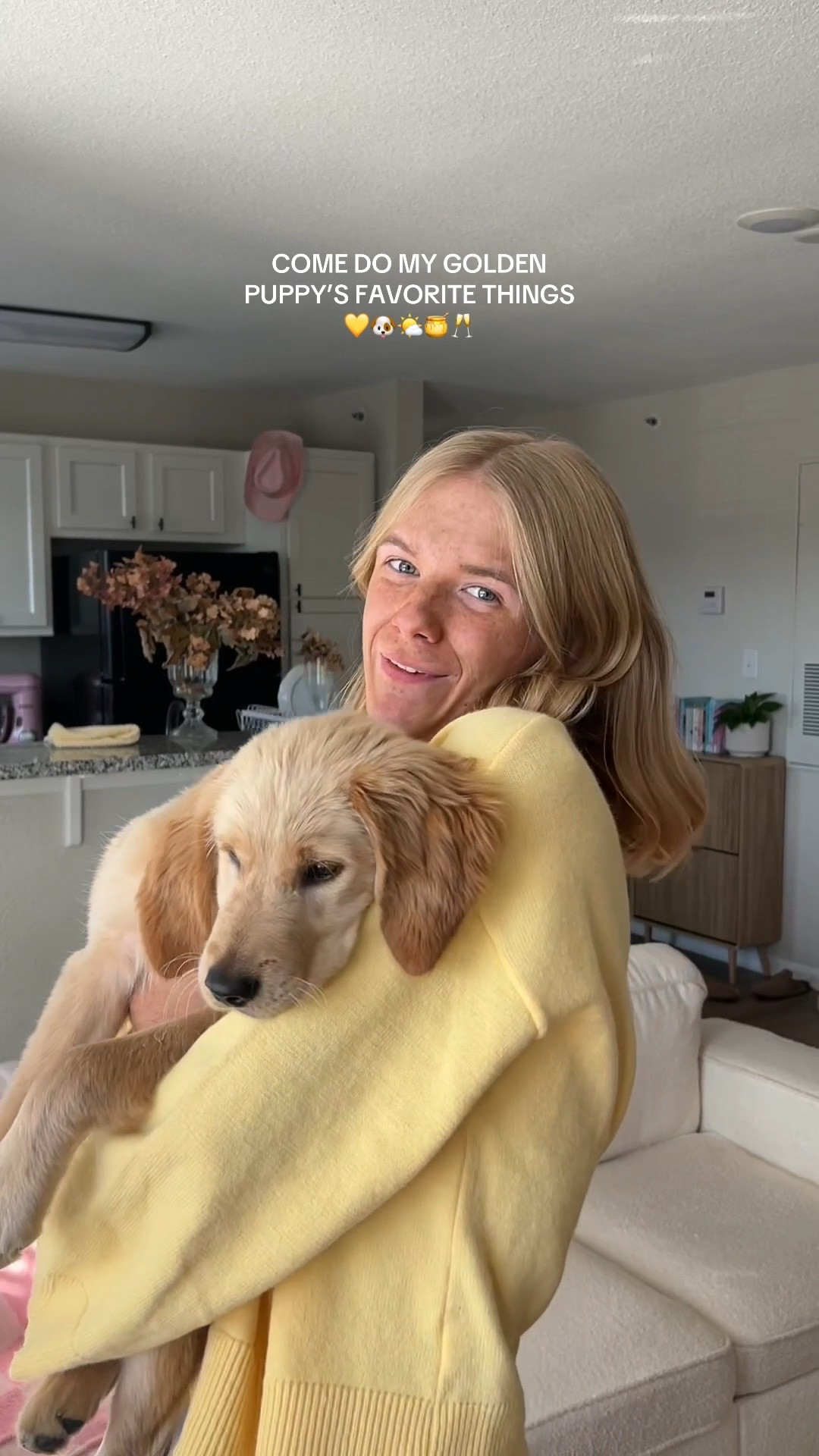 work is done it’s time for funnn!💛🐶🌤️🍯🥂 daisy was jumping all around ready to play and as seen as we started she took her ball to the couch?! LIKE HELLO! She passed out after though so I know she had a good time!🍯

#LTKvlog #LTKdayinmylife #LTKActive