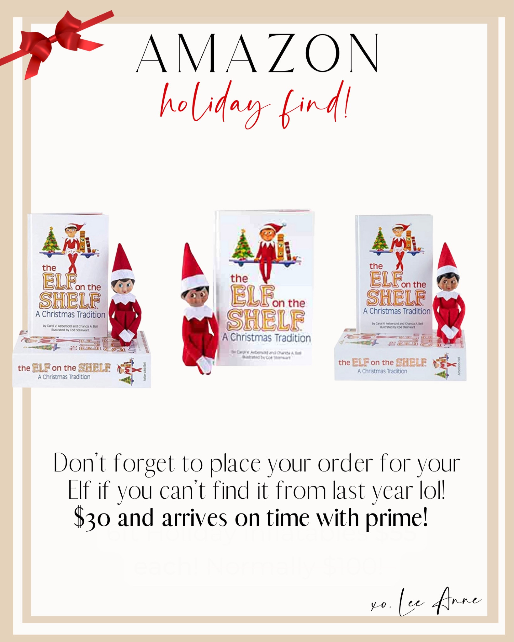 Don’t forget to grab your elf!

#LTKCyberweek #LTKGiftGuide #LTKHoliday