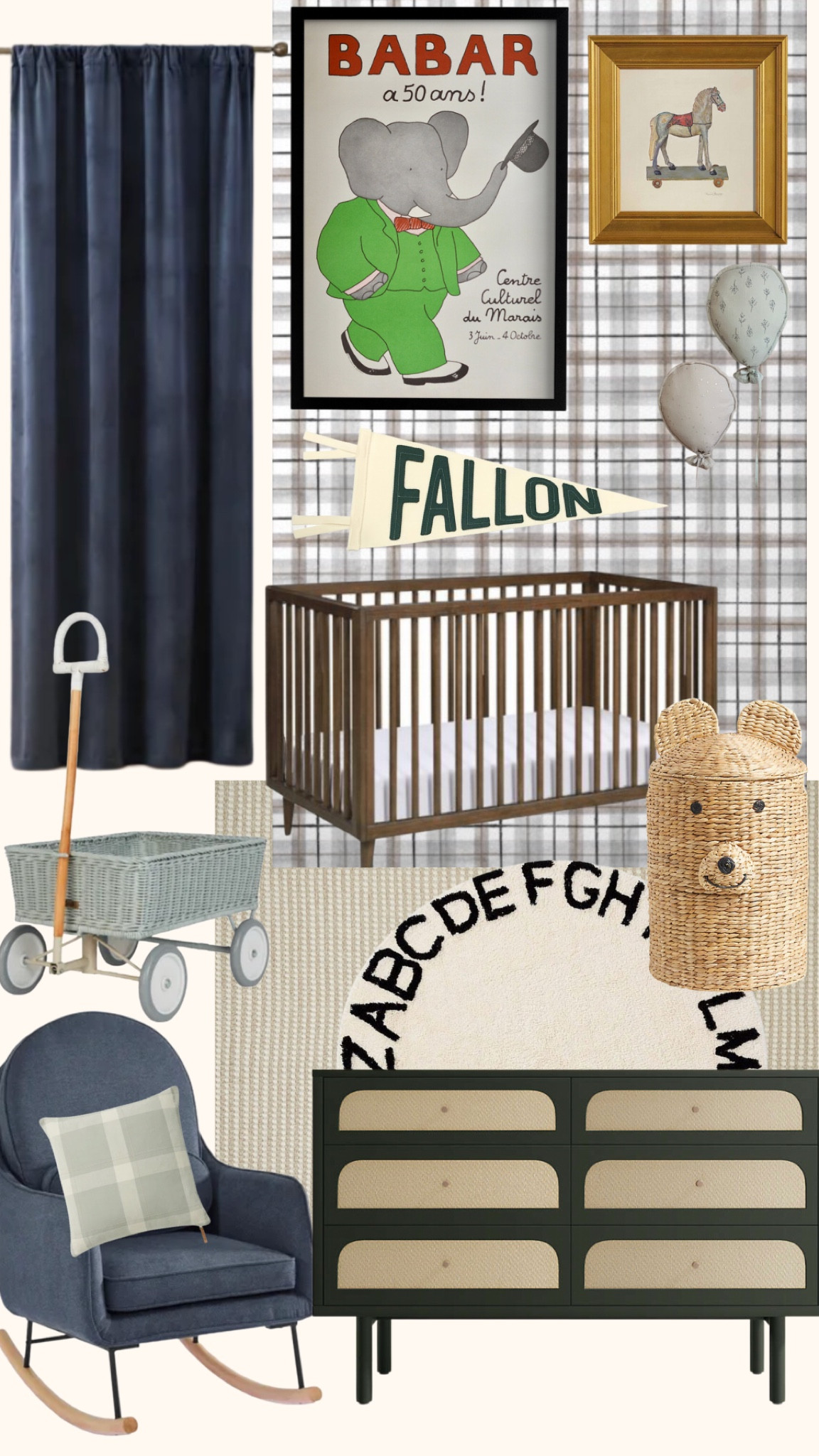 nursery mood board! #nursery #boynursery 

#LTKbaby #LTKkids #LTKhome