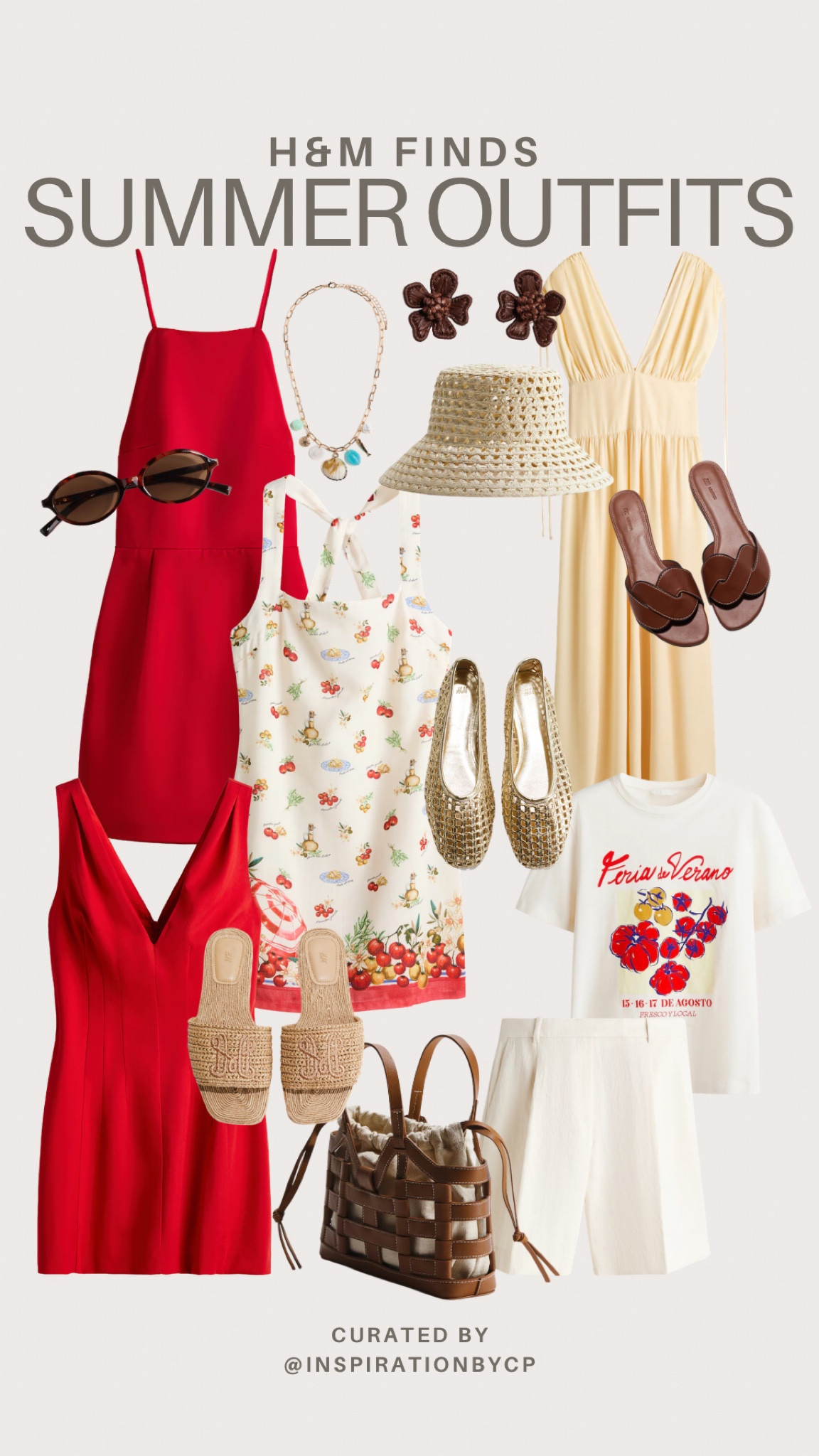 H&M Summer New Arrivals
#hm #reddress #summervacation #summerootd #butteryellowdress #wovensandals #beachhat #summerjewelry #italytravelootd #sandals #sunglasses #vacayootd

#LTKootd #LTKSaleAlert #LTKTravel