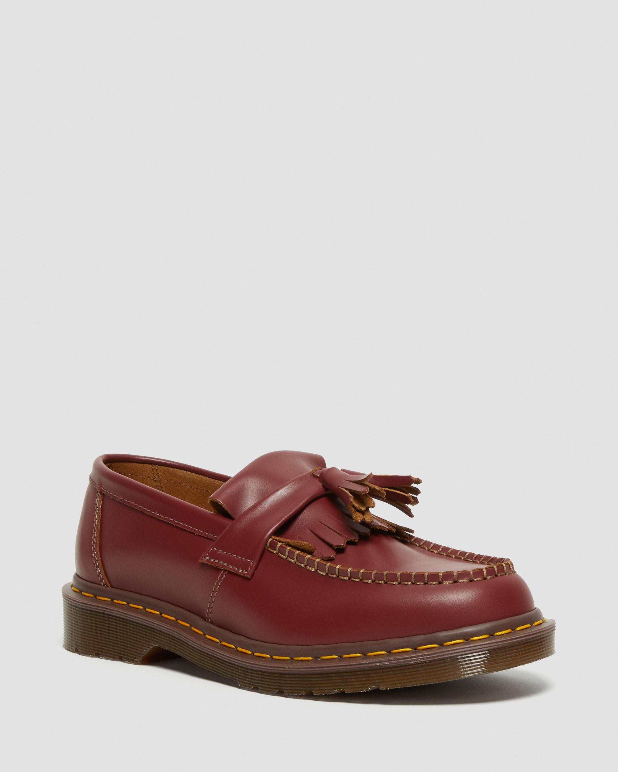Adrian Made in England Quilon Leather Tassel Loafers | Dr. Martens