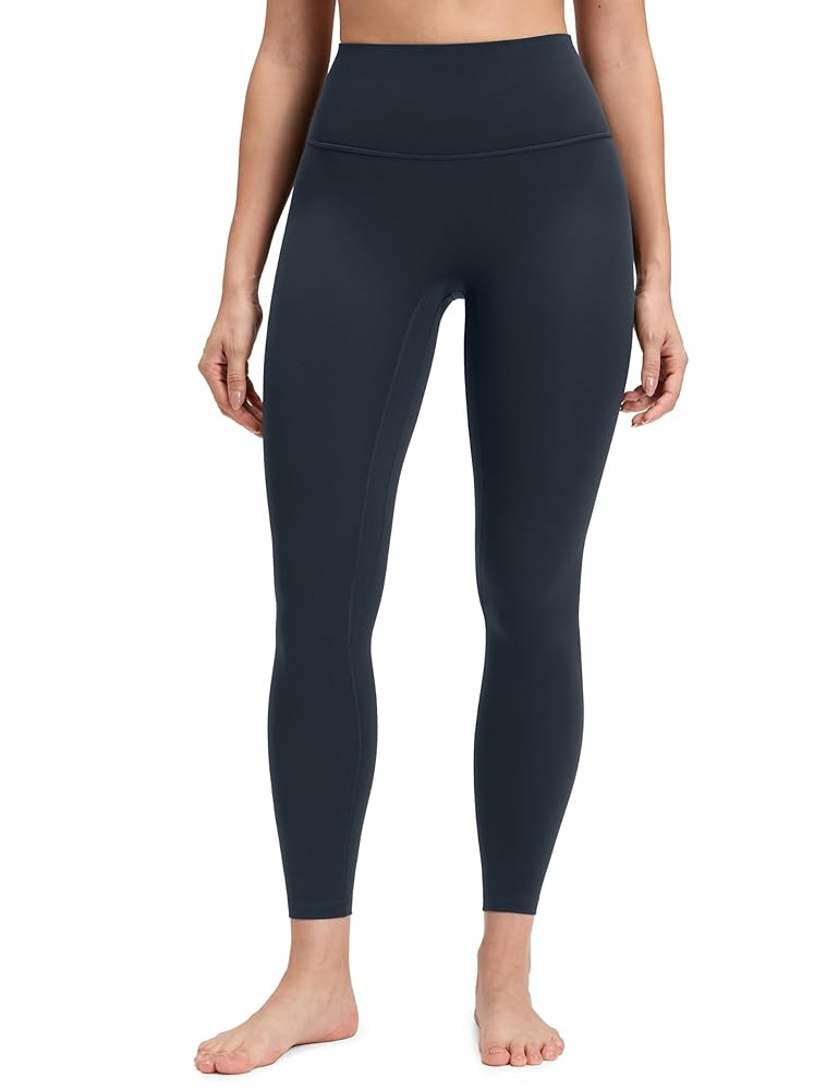 CRZ YOGA Womens Butterluxe No Front Seam Yoga Leggings 25" - High Waisted Lounge Pants Pilates Wo... | Amazon (US)