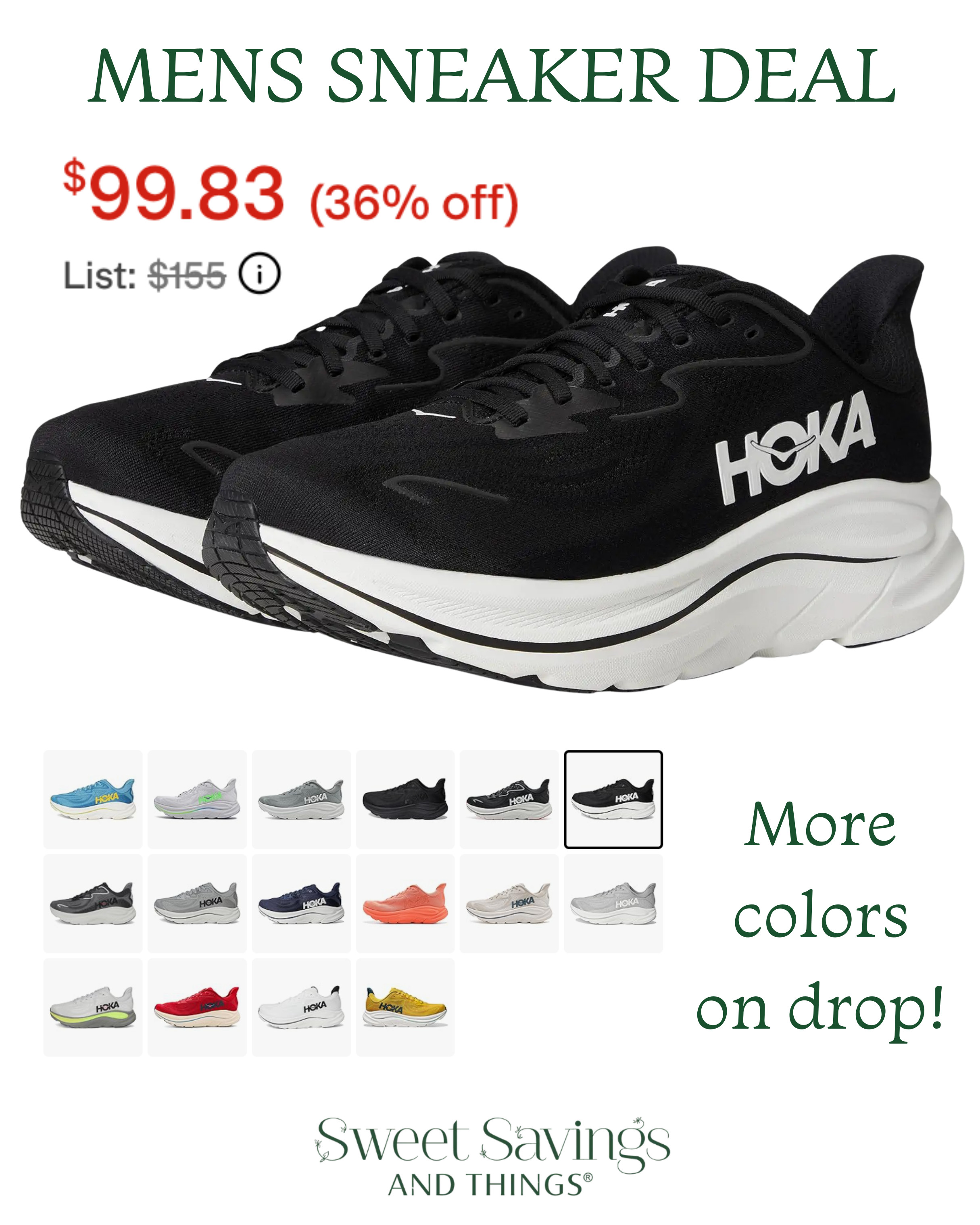 Men's Hokas on deal! So many colors to choose from!  

 #LTKfitnessgoals #LTKActive #LTKMens