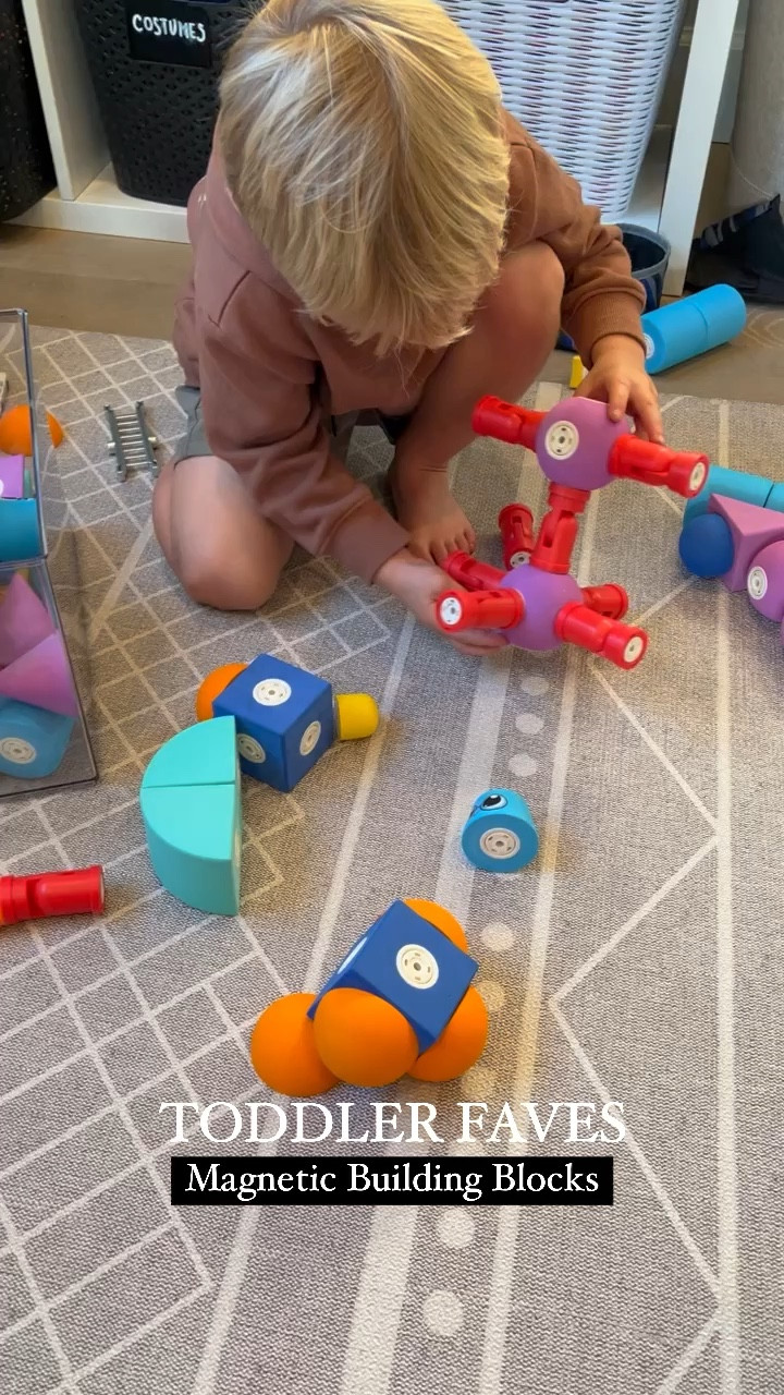 One of our favorite magnetic building toys for ages 1 to 5.  These foam blocks have magnetic rotating connectors that allow for tons of creativity.

Creative gifts for kids | best building toys | fave toys | playroom essentials | playroom finds | magnetic blocks | gifts for kids | best kids gifts

#buildingblocks #besttoddlertoys #magneticblocks #toddlergifts #playroomessentials

#LTKGiftGuide #LTKkids #LTKVideo