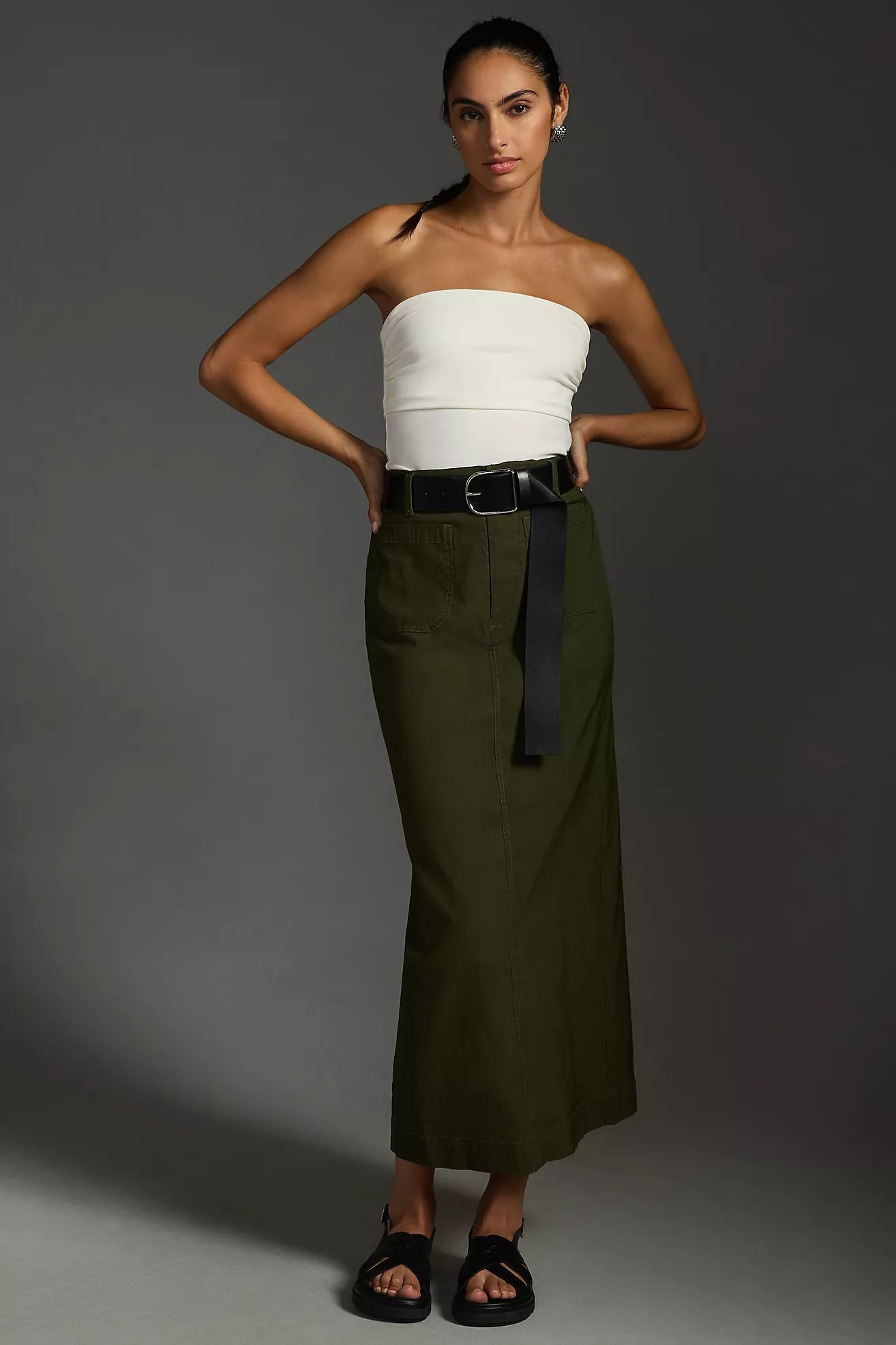 The Colette Maxi Skirt by Maeve | Anthropologie (US)