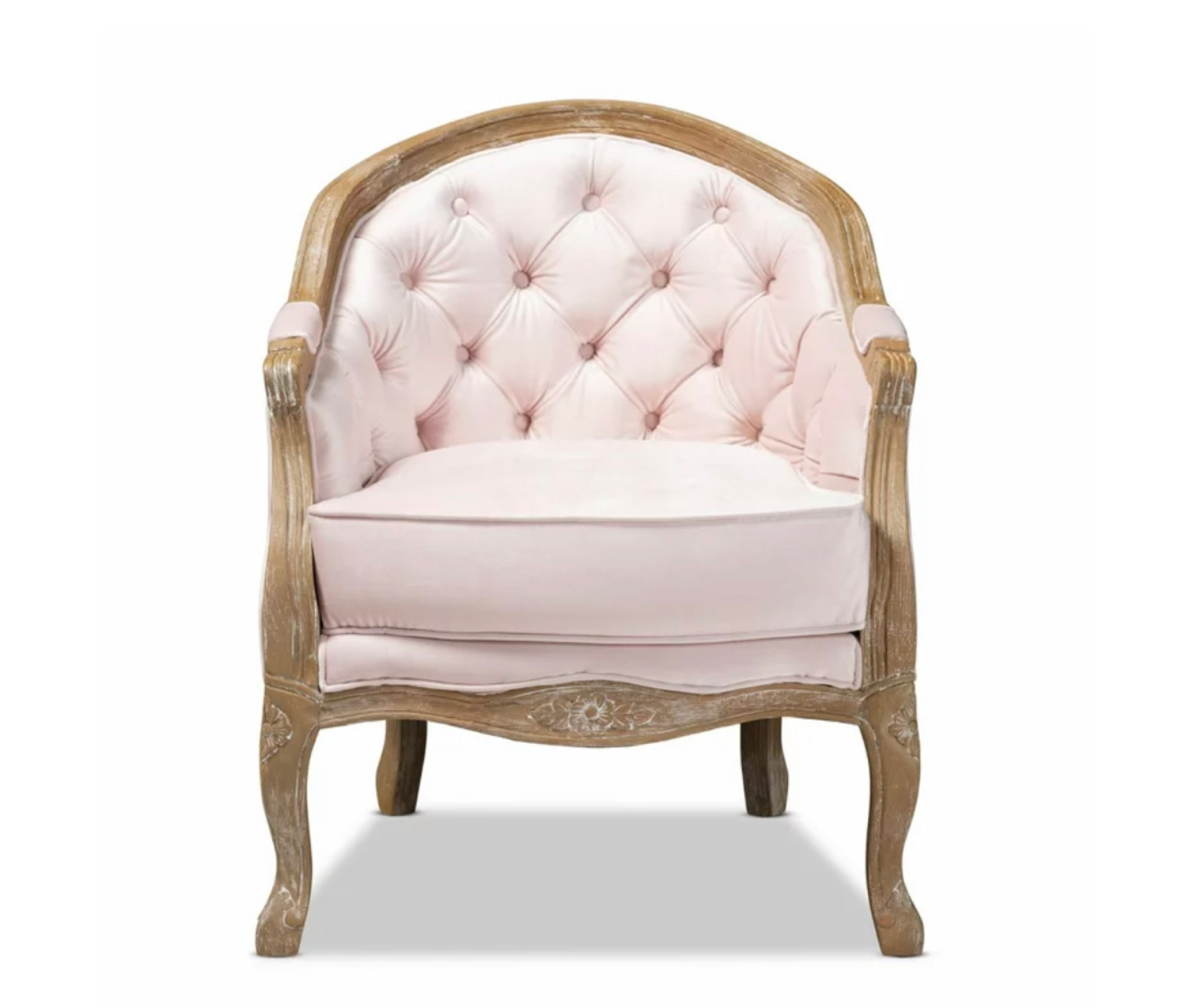 Pink, tufted chair, French provincial, cottage, traditional, glam, living room, formal, accent chair, arm chair , Walmart 

#LTKhome