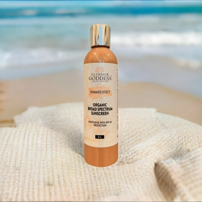 Goddess Glow Shimmer Suntan Lotion SPF 40 - Reef-Safe Radiance | Walmart (US)