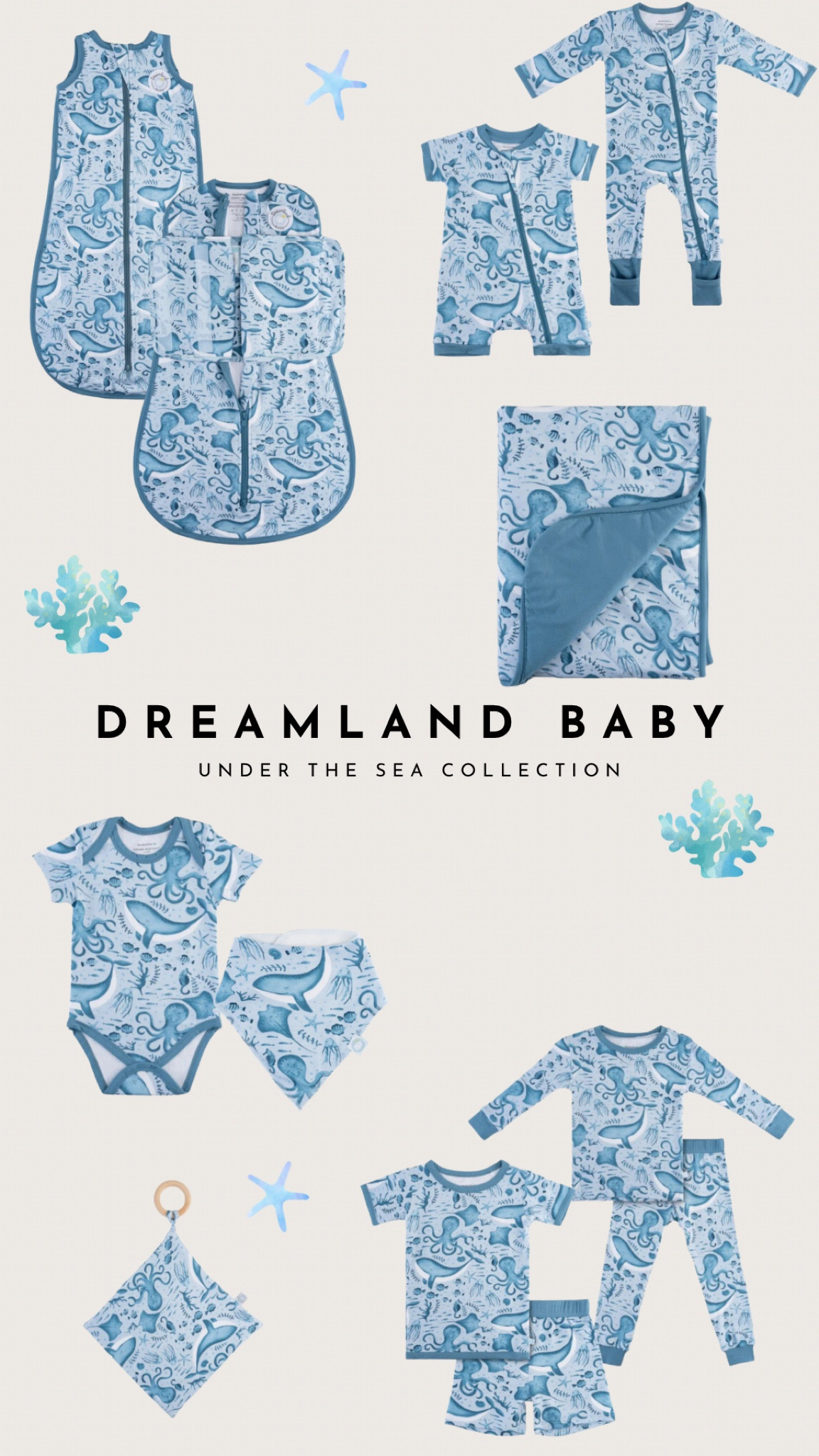 UNDER THE SEA COLLECTION
🐳🧜‍♀️🪼🐋

#LTKKids #LTKFamily #LTKBaby