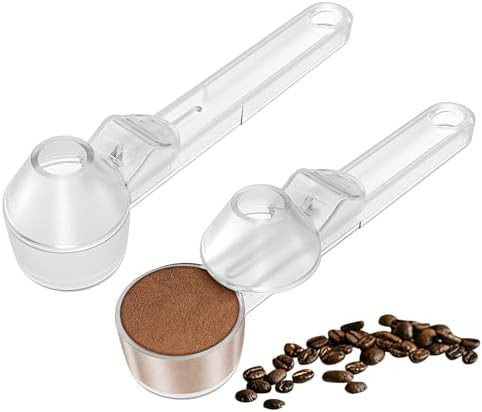 Coffee Scoop & Funnel for Reusable K Cup Refillable Coffee Pods, Coffee Measuring Spoon 2 Tablesp... | Amazon (US)