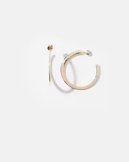 2" Gold Tone Textured Hoops | Chico's