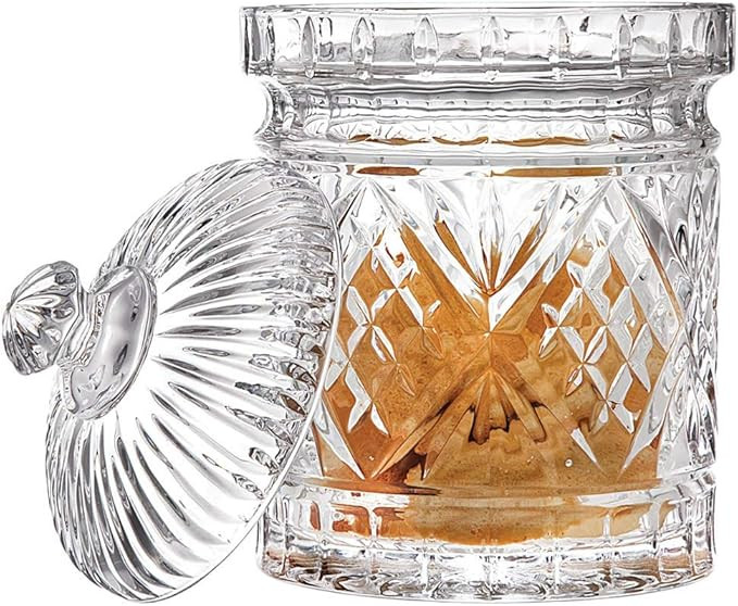 Godinger Canister Jar, Crystal Food Storage Jars with Lid - Dublin Collection, 8.5" Tall | Amazon (US)