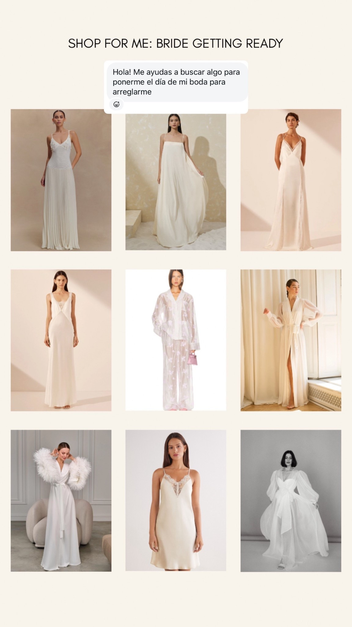 Flowy dresses for the bride getting ready. Perfect to reuse later in other events 🤍

#LTKWedding #LTKParties #LTKStyleTip