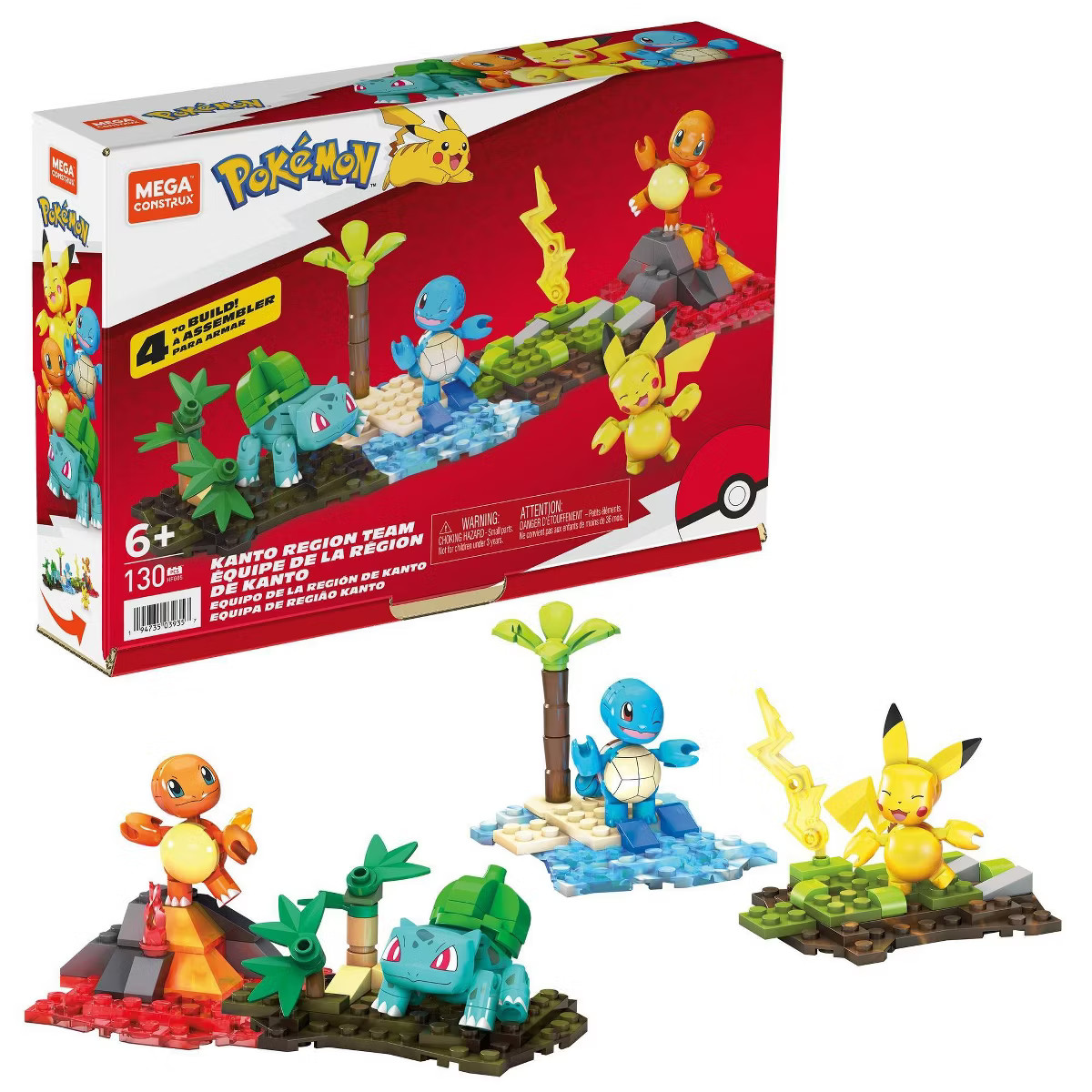 Mega Pokémon Kanto Region Team Construction Set | Target