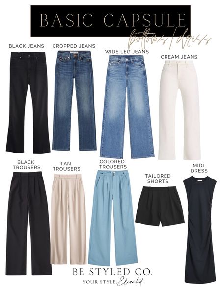 Spring jeans - spring basic capsule - trousers - many items on sale now 

#LTKSeasonal #LTKSpringSale #LTKsalealert
