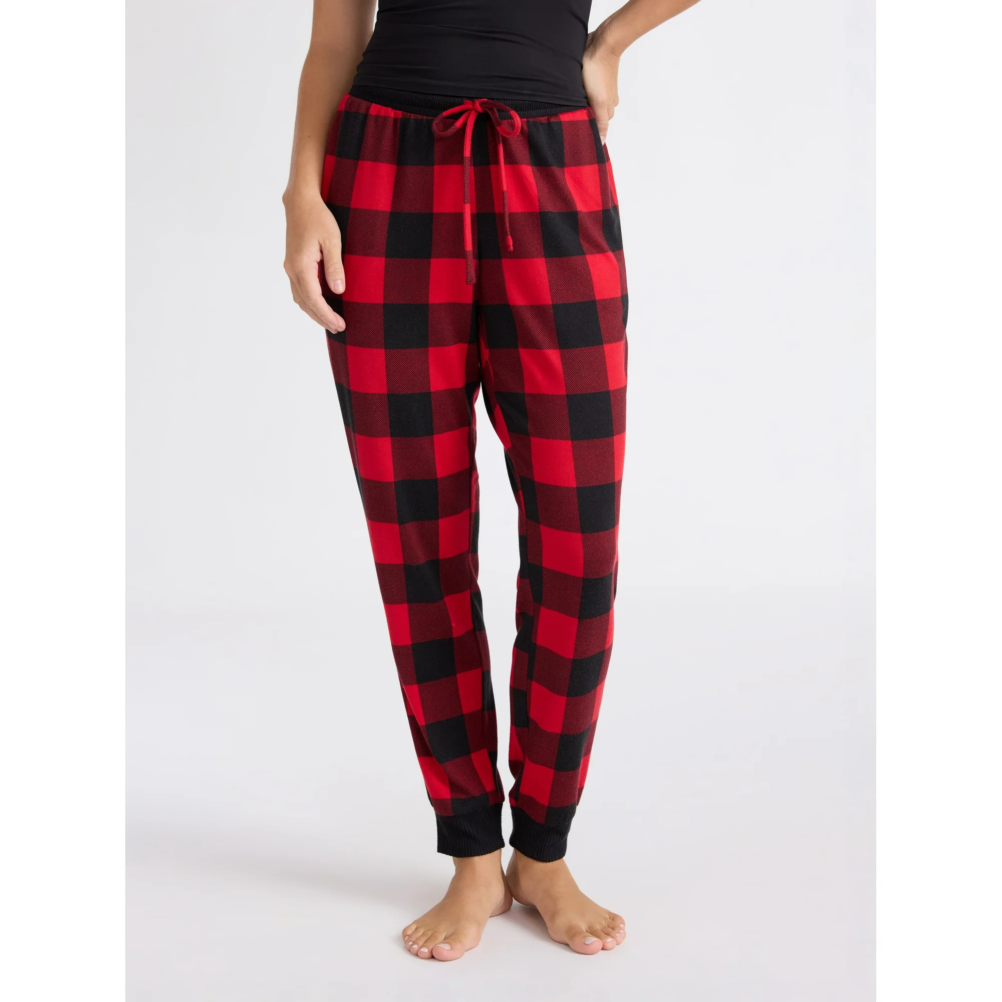 Joyspun Women's Cozy Lounge Collection Hacci Knit Sleep Joggers, 29'' Inseam, Sizes XS-3X | Walmart (US)