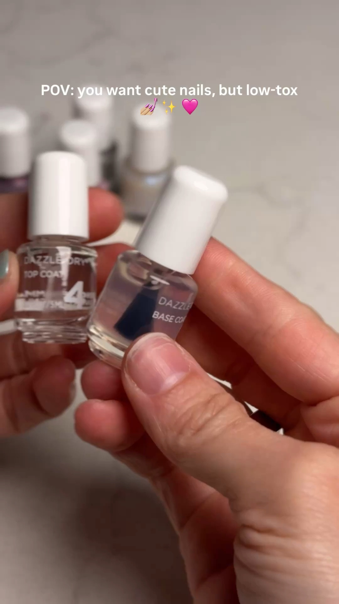 Just because I went lowtox, doesn’t mean I don’t miss my regular gel manicures 🤫 dazzle dry has been the best swap for me! I’ve been using 5-6 months now and love how it lasts + has easy, damage free removal!  

#LTKselfcare #LTKBeauty #LTKmomlife