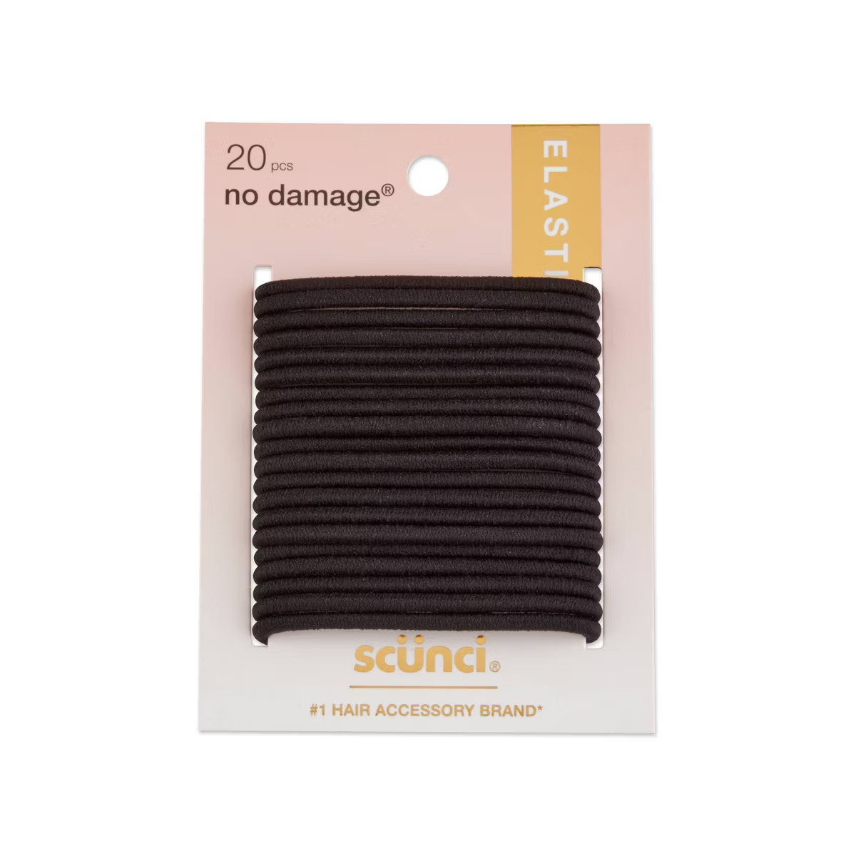 scunci No Damage Elastics - 4mm/20ct | Target