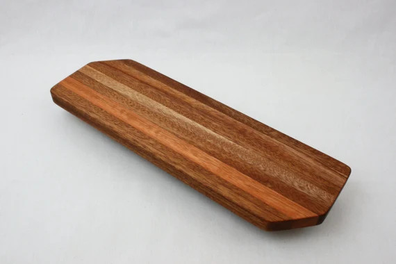 Solid Mahogany Breadboard/ Cheese Board | Etsy (US)