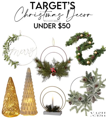 Favorite holiday decor from Target’s Christmas collection. Includes various wreaths and garlands, all under $50  

#LTKunder50 #LTKHoliday #LTKSeasonal
