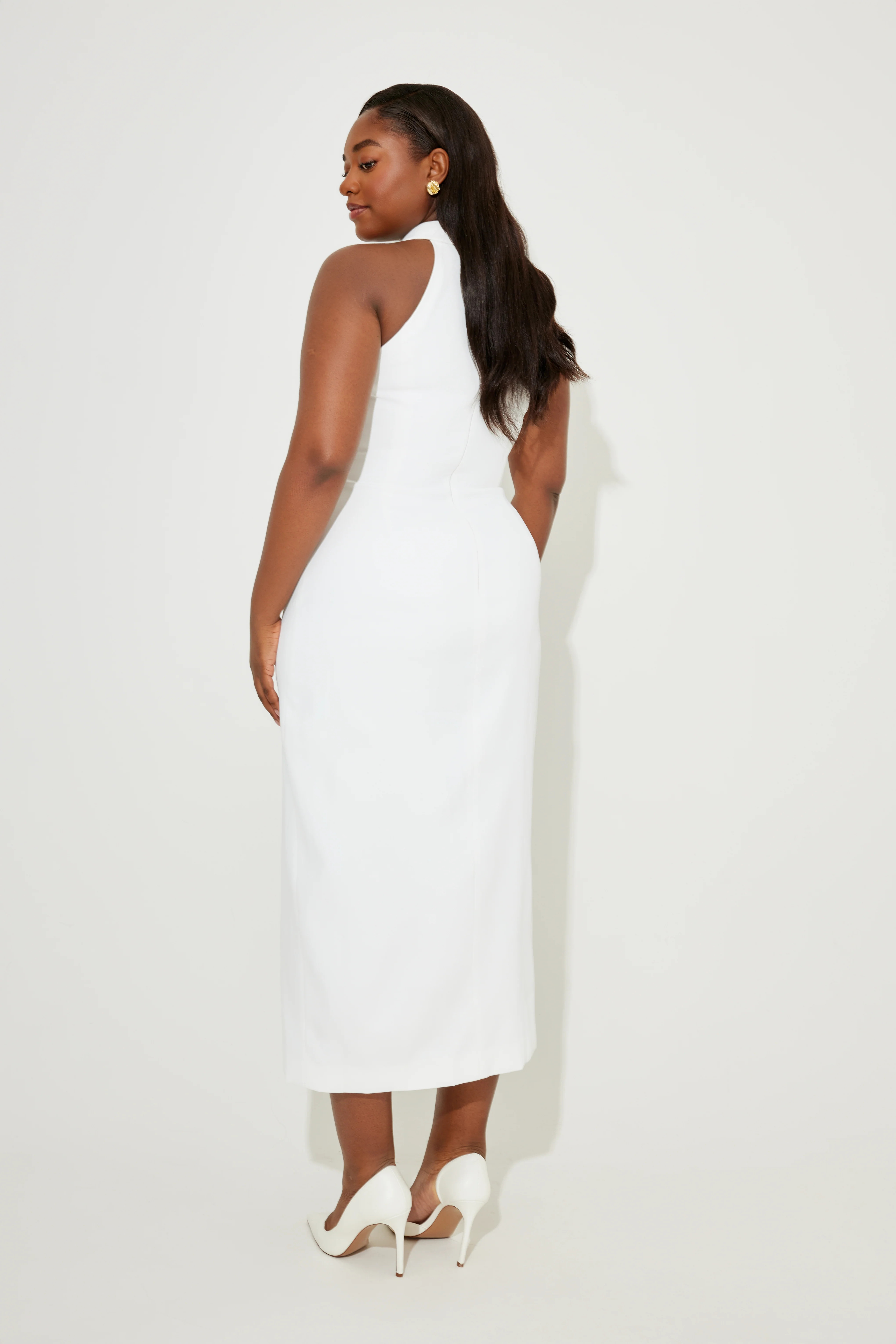 Collar Maxi Dress | Odd Muse