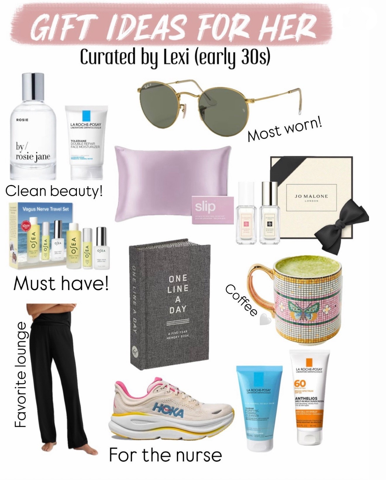 Lexi is in her early 30s. She loves taking care of others and is an RN. These are her top picks for gift ideas for someone her age 

#LTKHoliday #LTKGiftGuide