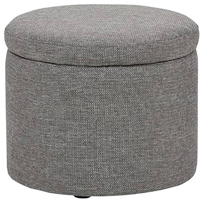 Rivet Madison Lift-Top Modern Storage Ottoman, 20"W, Grey Storm | Amazon (US)