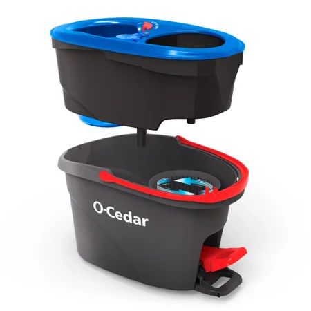 O-Cedar EasyWring RinseClean Spin Mop and Bucket System Hands-Free System | Walmart (US)