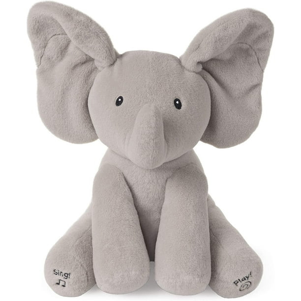 Baby GUND Animated Flappy the Elephant Stuffed Animal Plush, Gray, 12" - Walmart.com | Walmart (US)