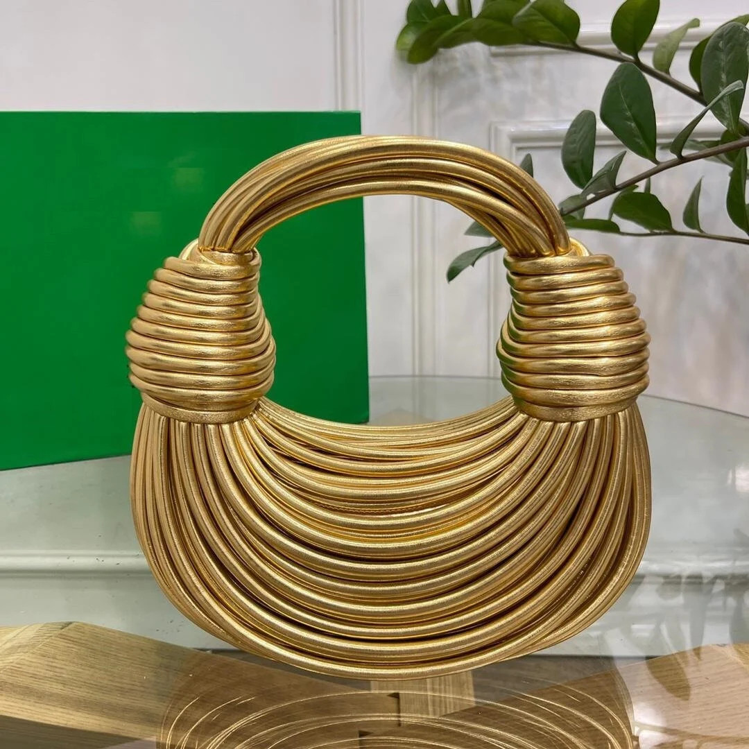 Double knot Bag / Calfskin Leather handbag / Designer handbag / tote bag / evening bag / Hobo bag... | Etsy (US)