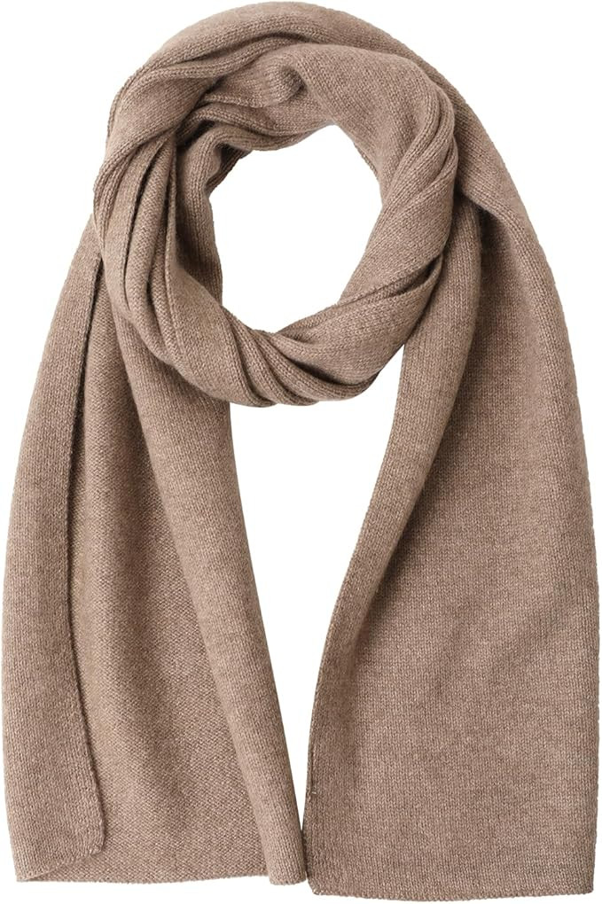 Luxury 100% Cashmere Scarf for Women & Men, 59''x10'' Extra Warm Winter Scarf, Blanket Scarves in... | Amazon (US)