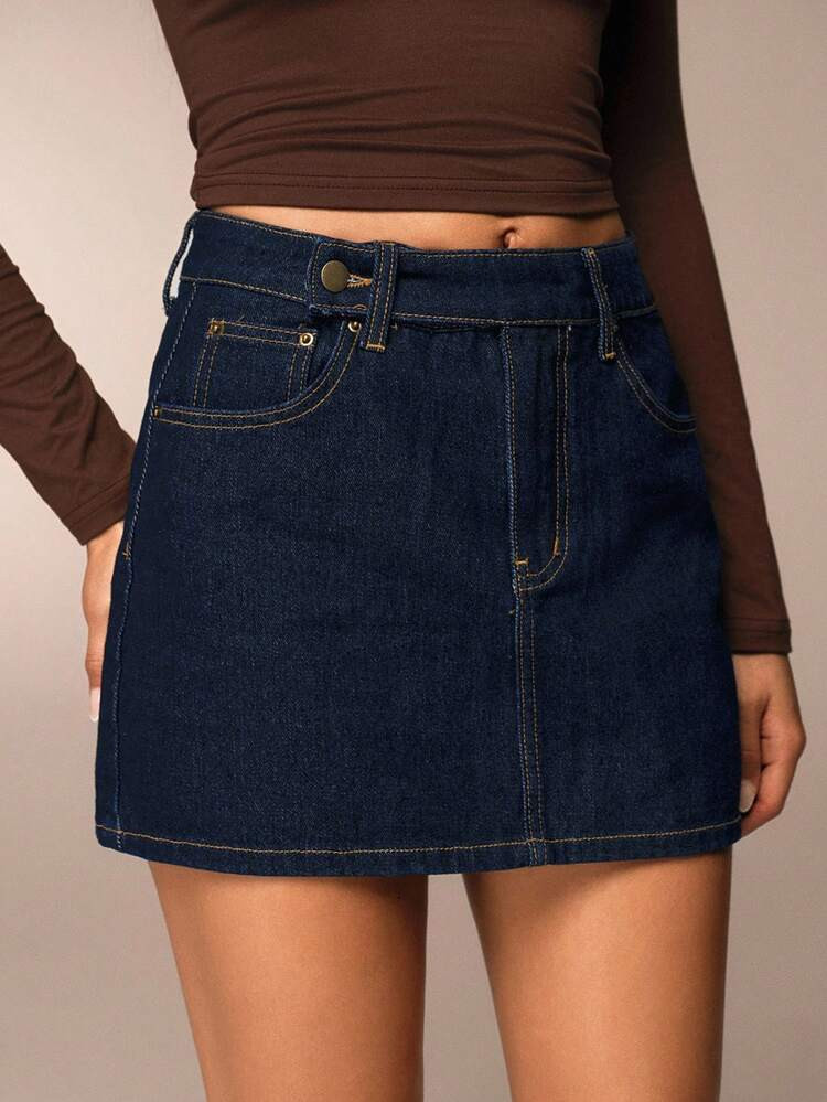 Denim skirt | SHEIN