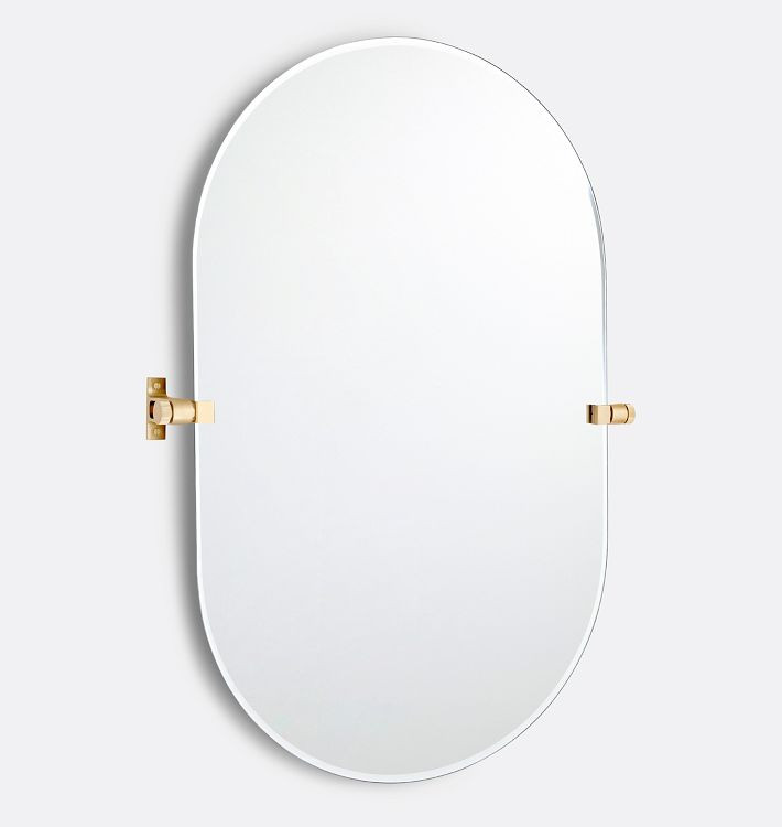 West Slope Frameless Pill Pivot Mirror | Rejuvenation