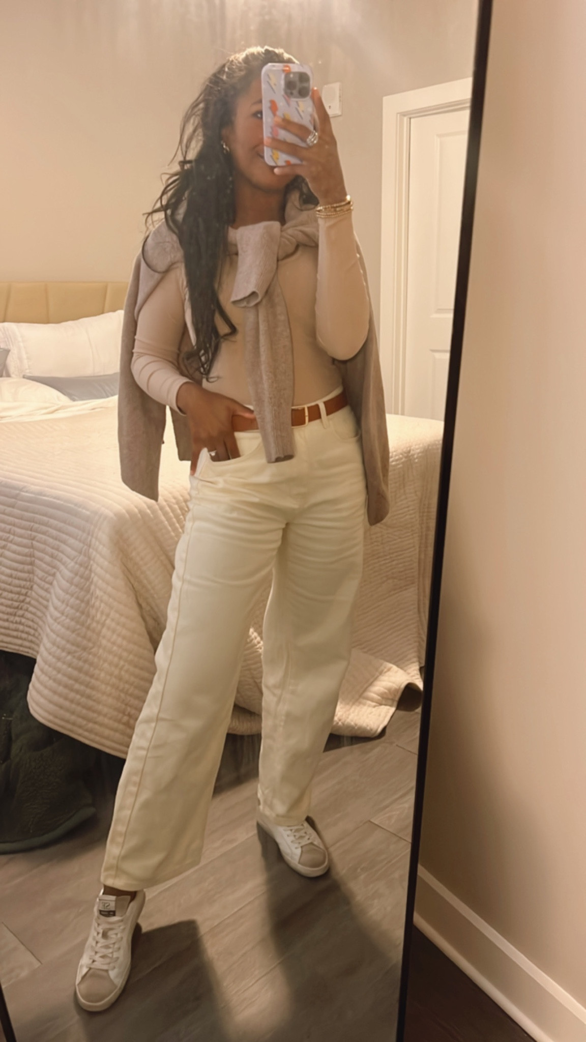 My more casual Christmas option with of course the cream corduroy denim! Whoever said no white/cream after Labor Day was missing out!! 

I added three options of white/cream wider leg denim! 

#LTKSeasonal #LTKHoliday #LTKstyletip